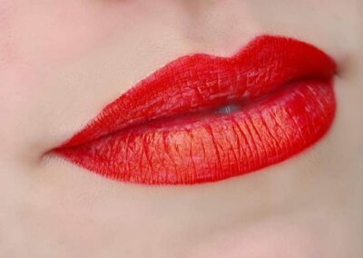 Tamedes Körperwerkstatt permanent Make Up Lippen in Rot